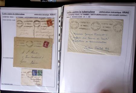 1925-2004, Superbe thématique sur la TUBERCULOSE montée
