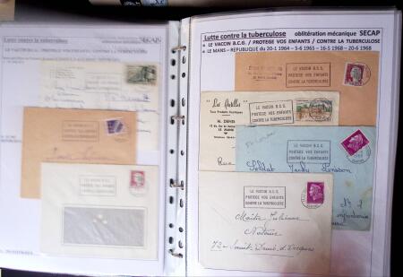 1925-2004, Superbe thématique sur la TUBERCULOSE montée