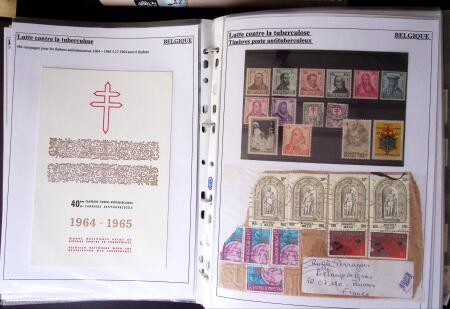 1925-2004, Superbe thématique sur la TUBERCULOSE montée