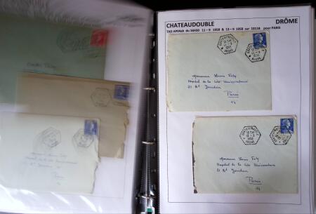 1761-1965, Collection de lettres sur la DROME montées