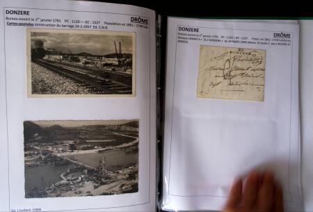 1761-1965, Collection de lettres sur la DROME montées
