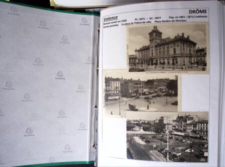 1761-1965, Collection de lettres sur la DROME montées
