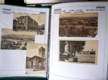 1761-1965, Collection de lettres sur la DROME montées