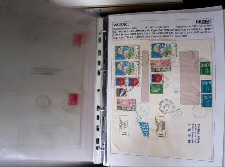 1761-1965, Collection de lettres sur la DROME montées