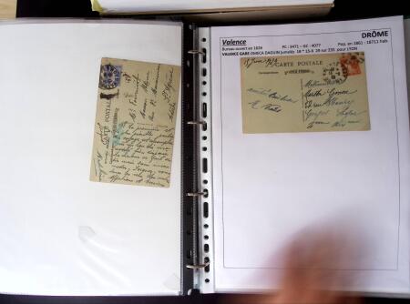 1761-1965, Collection de lettres sur la DROME montées