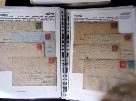 1761-1965, Collection de lettres sur la DROME montées