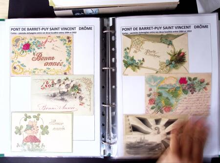 1761-1965, Collection de lettres sur la DROME montées
