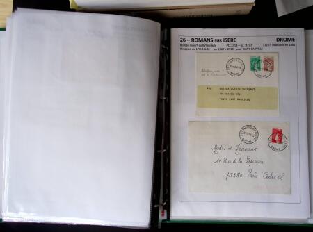 1761-1965, Collection de lettres sur la DROME montées