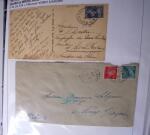 1900-1960, Collection de lettres sur les cachets de