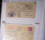 1900-1960, Collection de lettres sur les cachets de