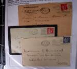 1900-1960, Collection de lettres sur les cachets de