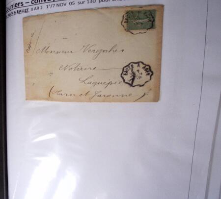 1900-1960, Collection de lettres sur les cachets de