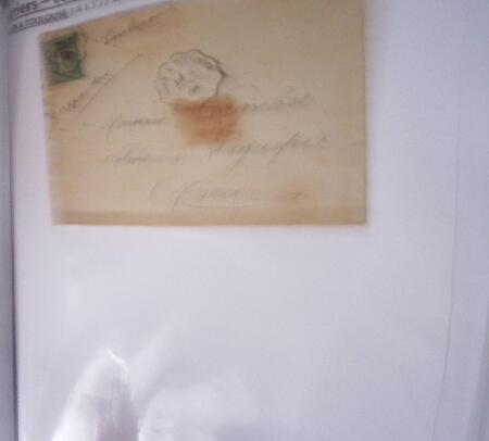 1900-1960, Collection de lettres sur les cachets de