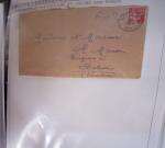1900-1960, Collection de lettres sur les cachets de