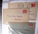 1900-1960, Collection de lettres sur les cachets de