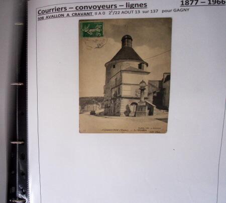 1900-1960, Collection de lettres sur les cachets de