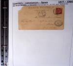 1900-1960, Collection de lettres sur les cachets de