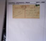 1900-1960, Collection de lettres sur les cachets de