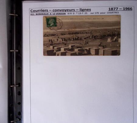 1900-1960, Collection de lettres sur les cachets de