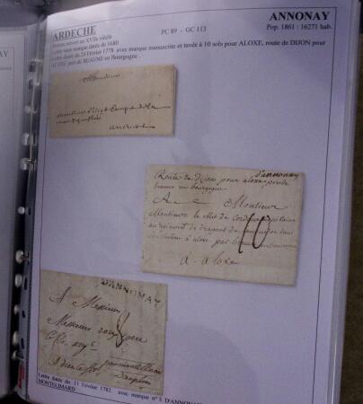 1800-2000, Collection de lettres sur le département