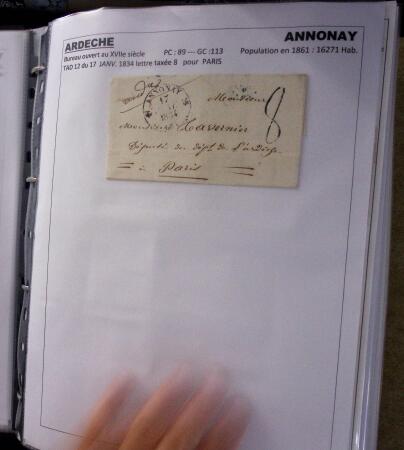 1800-2000, Collection de lettres sur le département
