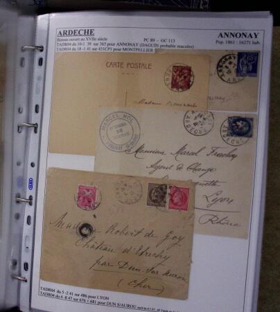 1800-2000, Collection de lettres sur le département