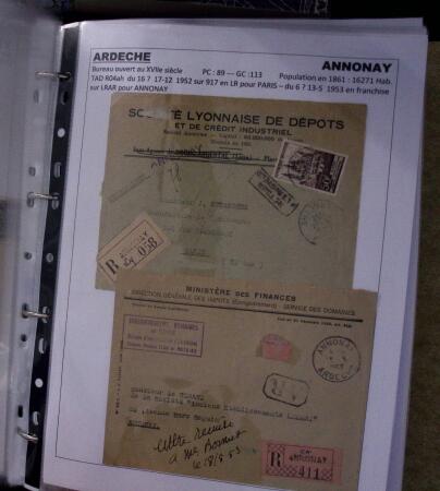 1800-2000, Collection de lettres sur le département