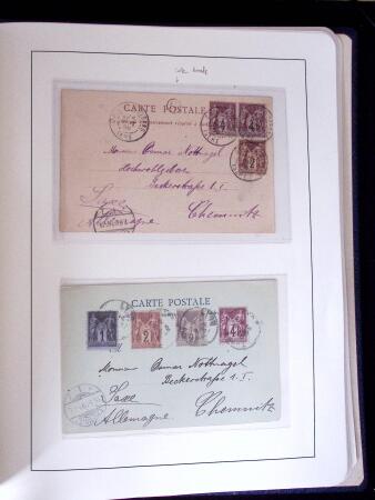 1756-1990 ensemble de lettres particulièrement de