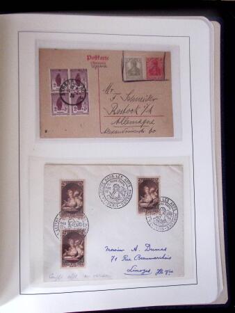 1756-1990 ensemble de lettres particulièrement de