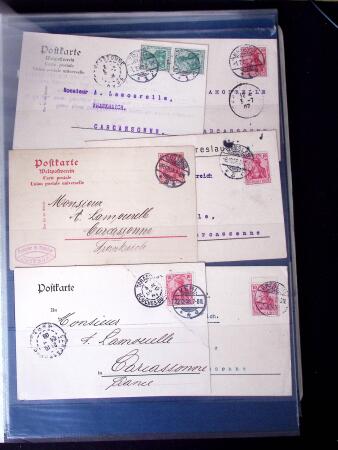 1756-1990 ensemble de lettres particulièrement de