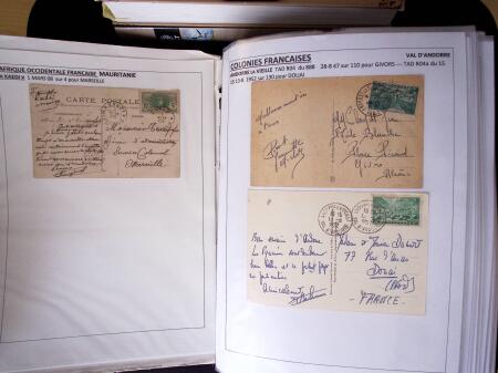 1900-1960, Collection de lettres des colonies françaises