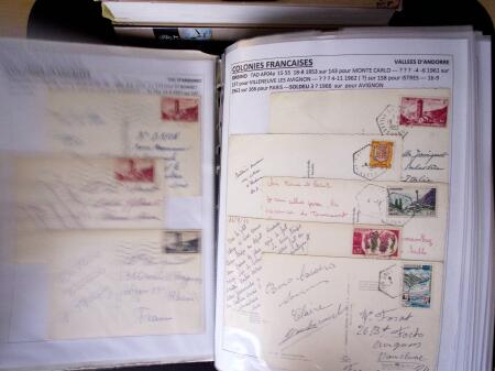 1900-1960, Collection de lettres des colonies françaises