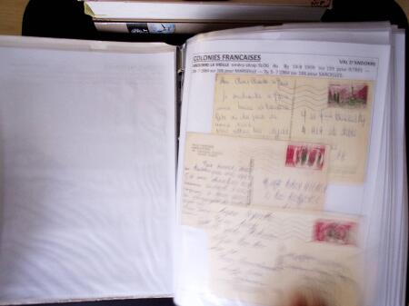 1900-1960, Collection de lettres des colonies françaises