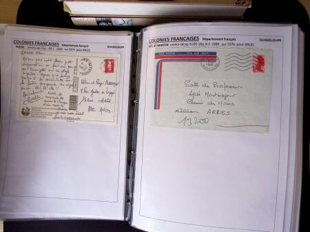 1900-1960, Collection de lettres des colonies françaises