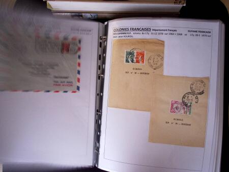 1900-1960, Collection de lettres des colonies françaises