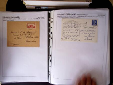 1900-1960, Collection de lettres des colonies françaises