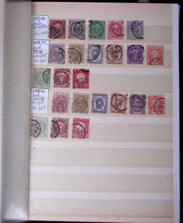 1855- 1940 Sélection de bonnes valeurs sur plaquettes