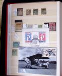 1855- 1940 Sélection de bonnes valeurs sur plaquettes
