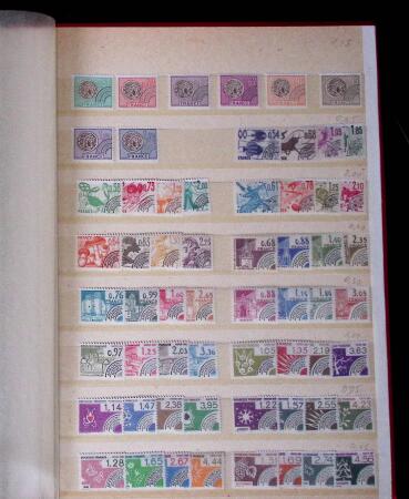 1855- 1940 Sélection de bonnes valeurs sur plaquettes