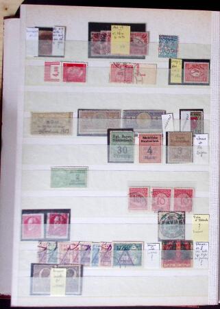 1855- 1940 Sélection de bonnes valeurs sur plaquettes