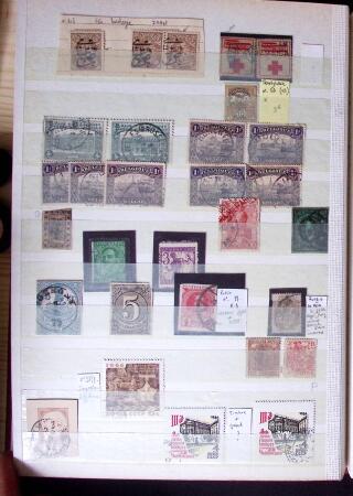 1855- 1940 Sélection de bonnes valeurs sur plaquettes