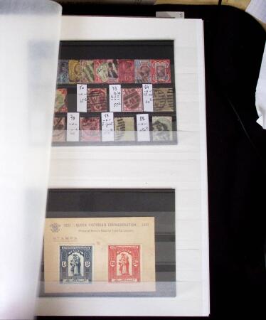 1855- 1940 Sélection de bonnes valeurs sur plaquettes