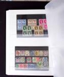 1855- 1940 Sélection de bonnes valeurs sur plaquettes