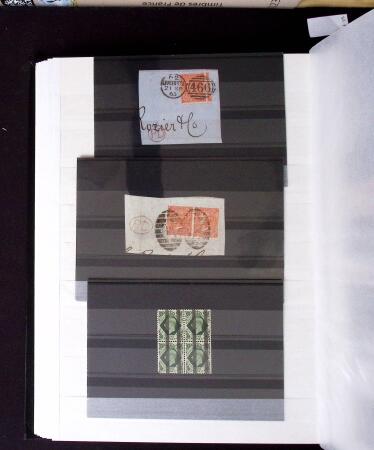 1855- 1940 Sélection de bonnes valeurs sur plaquettes