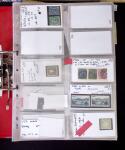 1855- 1940 Sélection de bonnes valeurs sur plaquettes