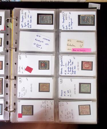 1855- 1940 Sélection de bonnes valeurs sur plaquettes