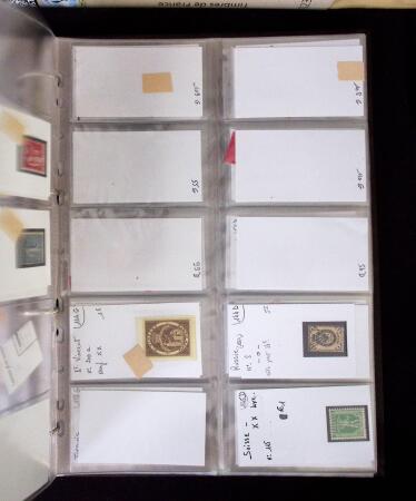 1855- 1940 Sélection de bonnes valeurs sur plaquettes