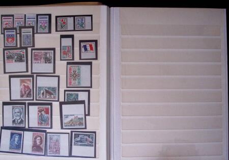 1962- 1966 Ensemble de timbres non dentelés en bord