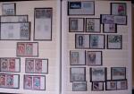 1962- 1966 Ensemble de timbres non dentelés en bord