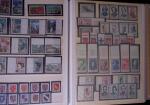 1962- 1966 Ensemble de timbres non dentelés en bord